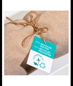 Telo mare/pareo  in cotone riciclato  da 180 gr/m2 con frange, misura 90x170 cm