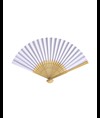 Ventaglio in carta con manico in bambù