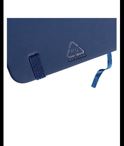 Quaderno  con copertina in PU riciclato con fogli a righe (80 pag.)