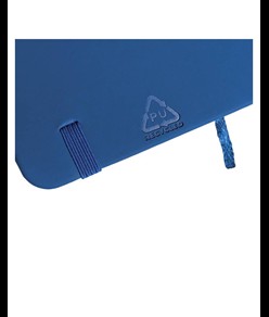 Quaderno  con copertina in PU riciclato con fogli a righe (80 pag.)