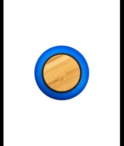 Borraccia in alluminio con tappo con inserto in bambù, 500 ml