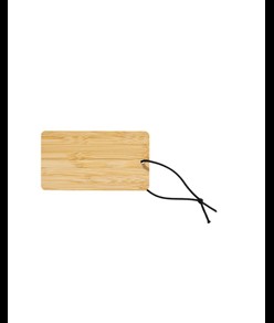 Etichetta porta indirizzo per bagagli in bambù