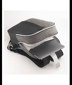 Zaino porta PC in ecopelle e policotone Demi - Design Milano