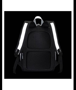 Zaino porta PC in Canvas con inserti in ecopelle ad alta visibilita Demi - Design Milano