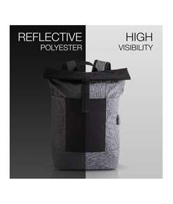 Zaino porta PC in poliestere rifrangente Demi - Design Milano Zaino porta PC in poliestere rifrangente Demi - Design Milano