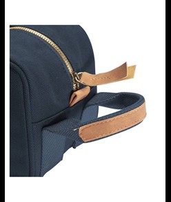 Beauty case in canvas riciclato  con maniglia laterale Demi - Design Milano