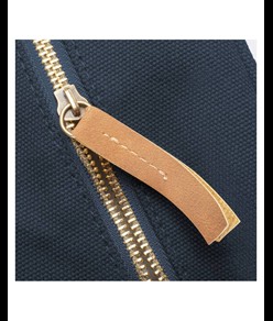 Beauty case in canvas riciclato  con maniglia laterale Demi - Design Milano