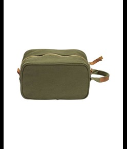 Beauty case in canvas riciclato  con maniglia laterale Demi - Design Milano