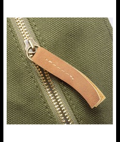 Beauty case in canvas riciclato  con maniglia laterale Demi - Design Milano