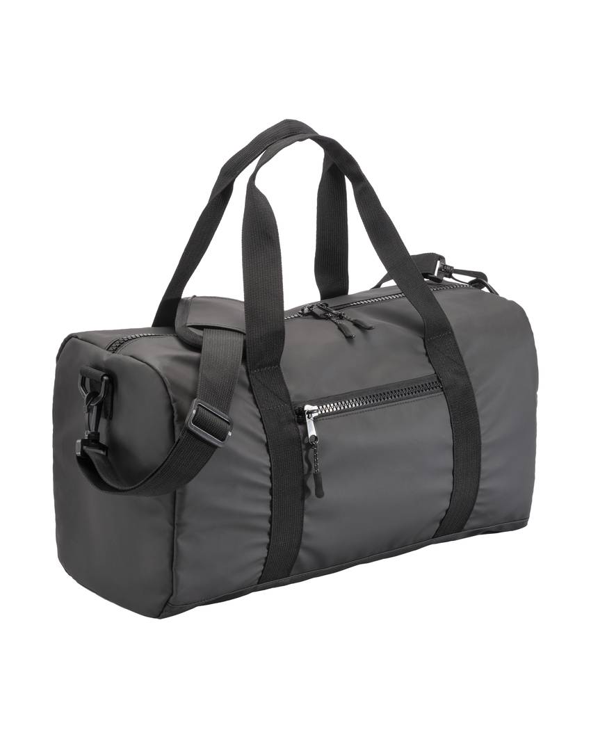 Borsa Duffle in poliestere water resistant. Tracolla regolabile e removibile con fibbia Demi - Design Milano