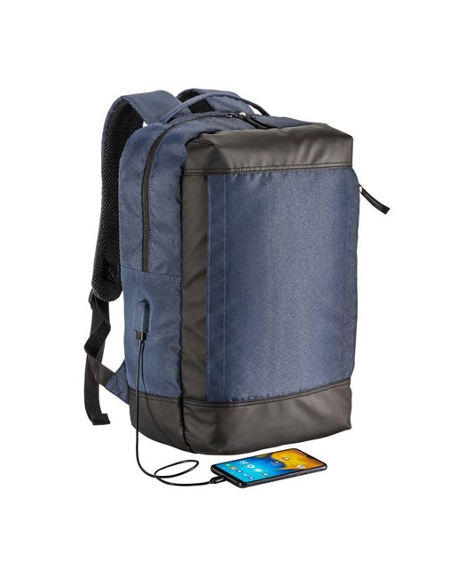 Zaino porta pc in poliestere riciclato con tintura ecologica Demi - Design Milano Zaino porta pc in poliestere riciclato con tintura ecologica Demi - Design Milano