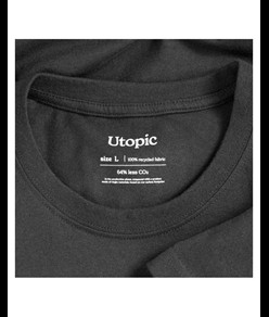 T-shirt 100% tessuto rigenerato Utopic