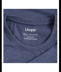 T-shirt 100% tessuto rigenerato Utopic