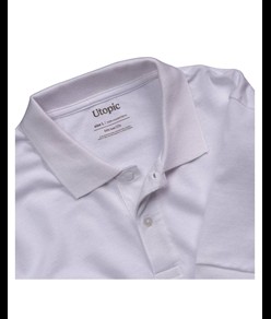 Polo 100% tessuto rigenerato Utopic