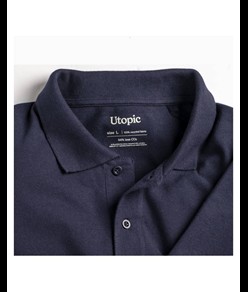 Polo 100% tessuto rigenerato Utopic