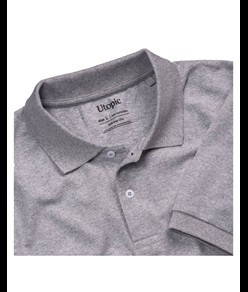 Polo 100% tessuto rigenerato Utopic