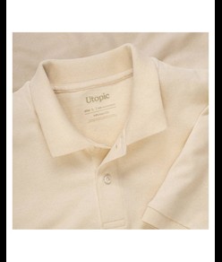 Polo 100% tessuto rigenerato Utopic