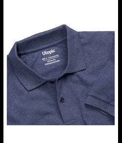 Polo 100% tessuto rigenerato Utopic