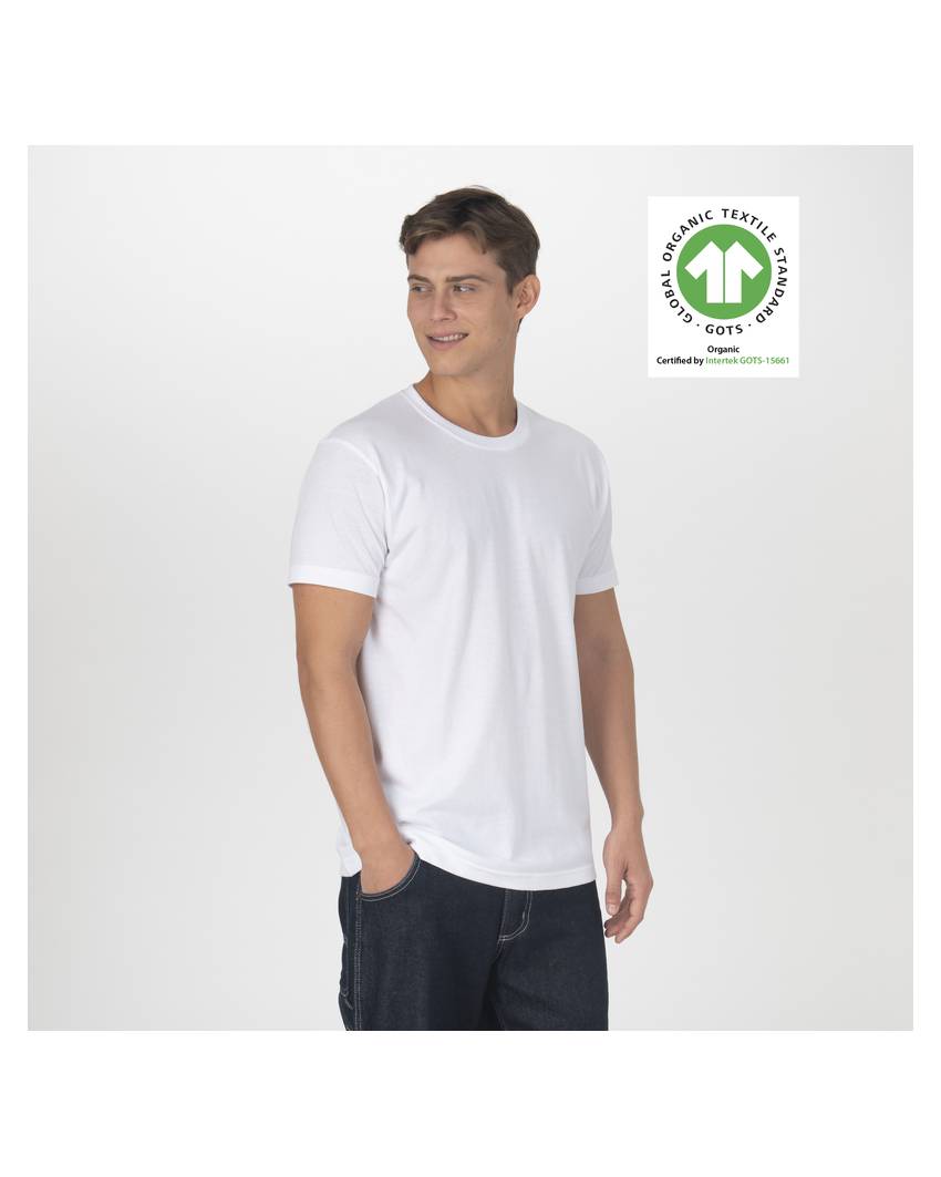 T-shirt tubolare 100% cotone biologico Utopic