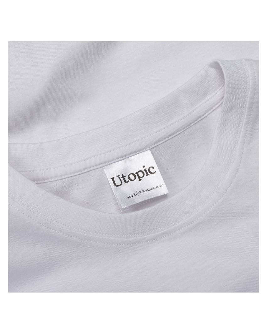 T-shirt tubolare 100% cotone biologico Utopic