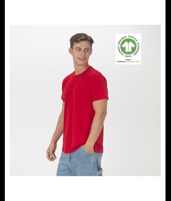 T-shirt tubolare 100% cotone biologico Utopic