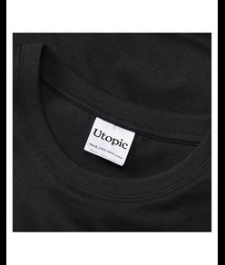 T-shirt tubolare 100% cotone biologico Utopic