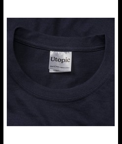 T-shirt tubolare 100% cotone biologico Utopic