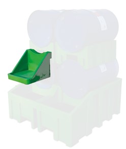 Supporto in plastica per contenitore liquidi