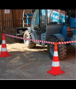 Testina tendinastro per coni stradali