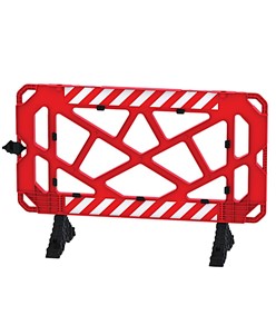 Transenna stradale pubblicitaria, in policarbonato robusto alleggerito  ZT80150 Transenna stradale pubblicitaria, in policarbonato robusto alleggerito  ZT80150