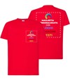 T-shirt personalizzata con stampa lato cuore e schiena T-shirt personalizzata con stampa lato cuore e schiena