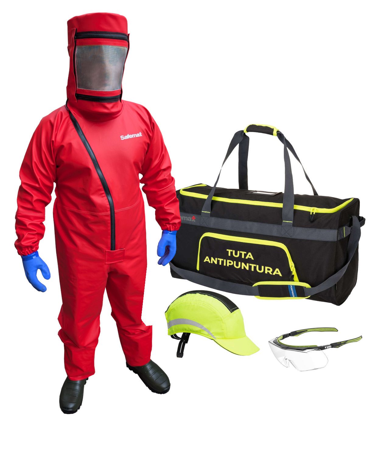 Tuta antipuntura Safemax in kit