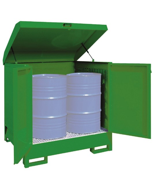 Vasca di raccolta a tenuta stagna coperta Vasca di raccolta a tenuta stagna coperta
