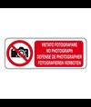 Cartello vietato  fotografare no photograph
