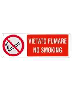 Cartello vietato  fumare no smoking